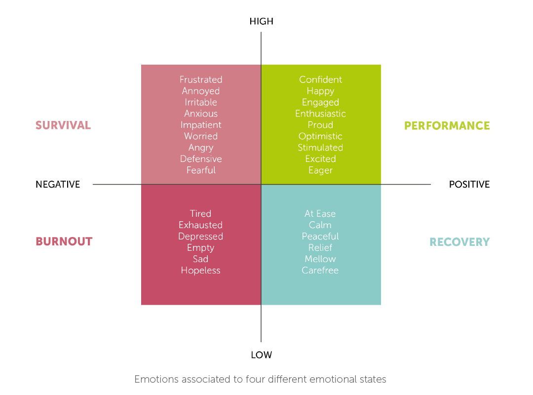 Wellbeing at work emotions